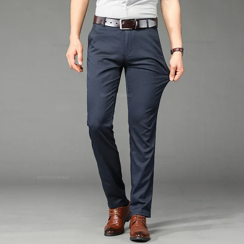 Marlend - Heren Pantalon - Slim Fit, Comfortabel, Ademend, Kantoorstijl