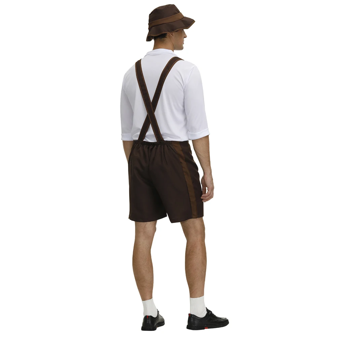 LederKo - Lederhosen voor Heren met Shirt en Bretels - Feestelijke Outfit