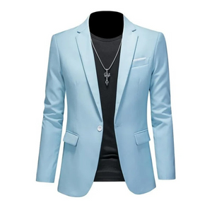 Evander - Heren Colbert - Slim Fit Blazer Met Één Knoop voor Casual Gebruik