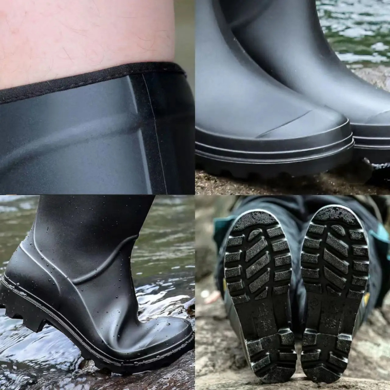 Drenkel - Heren Regenlaarzen – Waterdicht en Antislip voor Wandelen