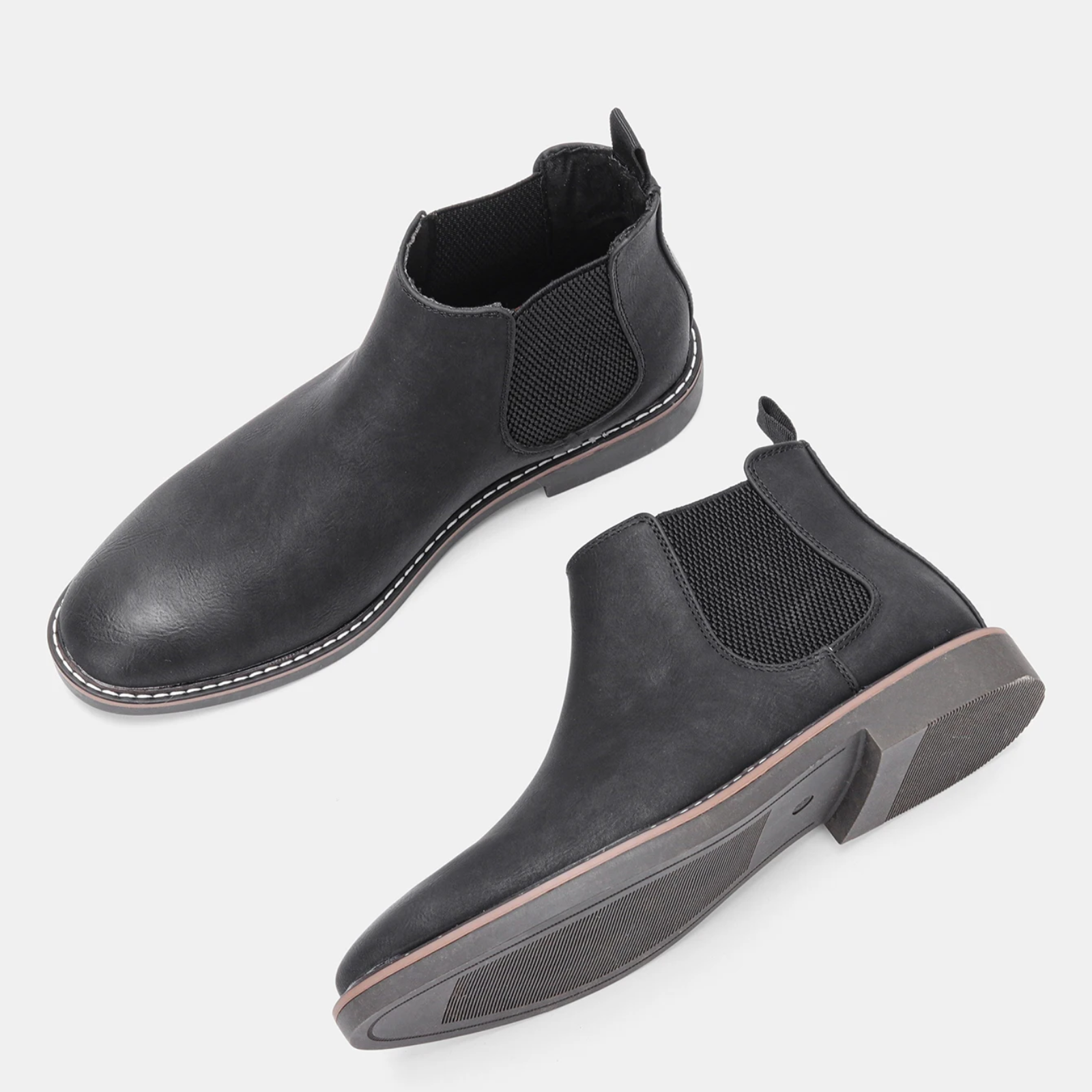 Vortren - Chelsea Boots Heren met Comfortabele Binnenzool en Antislip Zool