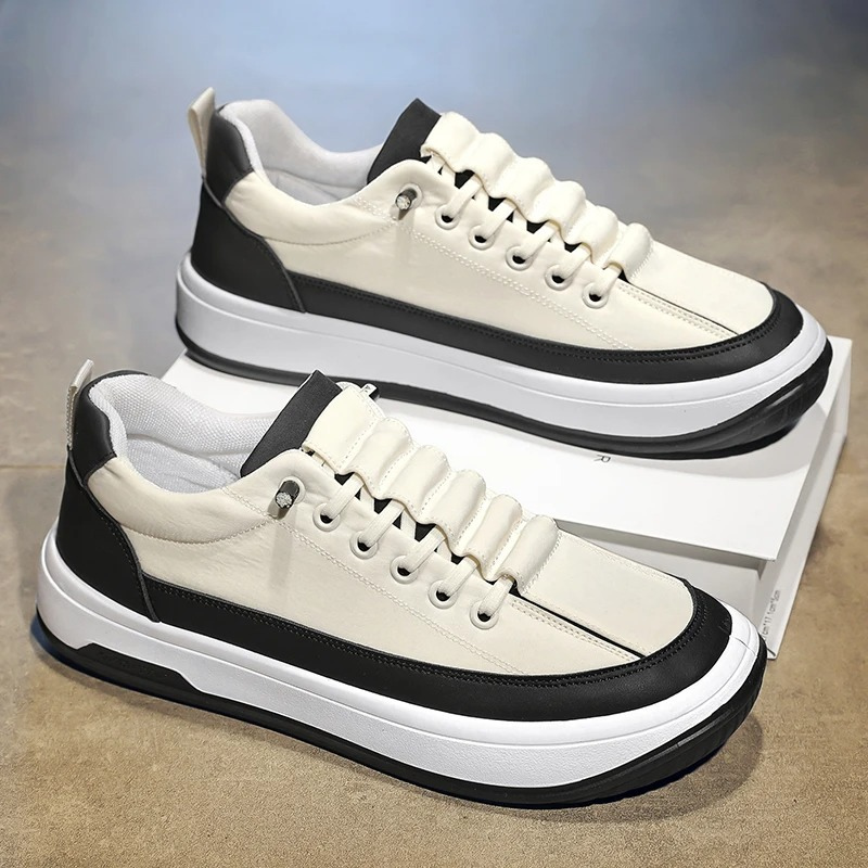 Treiton -  Heren Schoenen - Stijlvolle Platform Sneakers met Comfortabele Zool