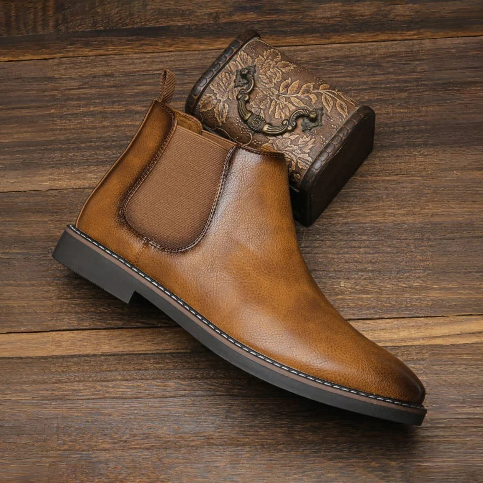 Cravion - Stijlvolle Chelsea Boots Heren met Antislip Zool