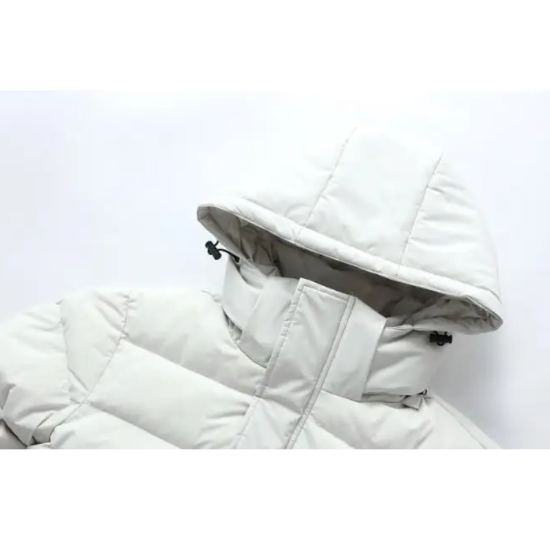 Trovell - Puffer Jacket Heren Extra Lang met Capuchon, Winddicht, Geïsoleerd & Warm