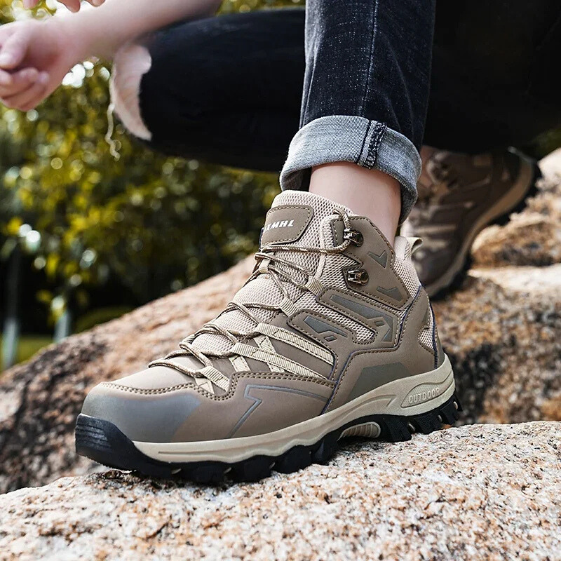 Footrel - Wandelschoenen Heren Ademend Waterdicht Outdoor Trekking