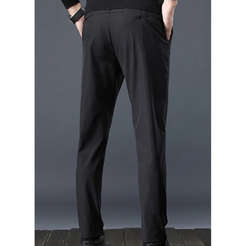 Delbrun -  Heren Pantalon - Comfortabele Broek Met Elastische Tailleband