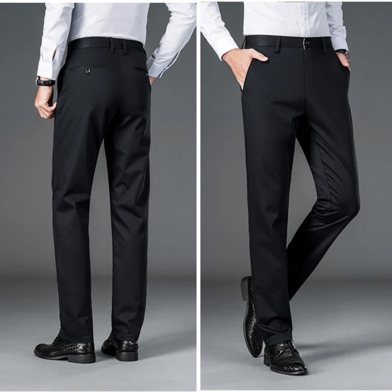 Estverr - Heren Pantalon - Klassieke Broek Met Slim Fit Voor Kantoor en Feest