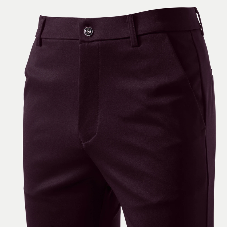 Ventero - Heren Pantalon - Slim Fit Broek Voor Formele Gelegenheden en Werk