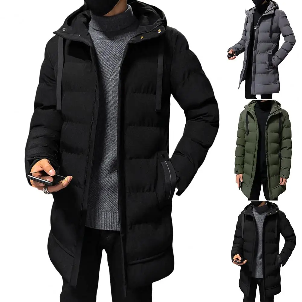 Norvock - Puffer Jacket Heren Lang met Capuchon, Winddicht, Geïsoleerd & Winter Warm