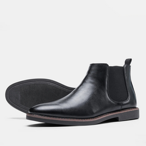 Kestlow - Chelsea Boots Heren van Leer met Elastische Zijkanten