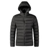 Oliver® winddichte met rits zwarte heren puffer Jas