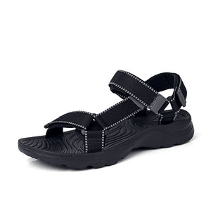 James™ zwarte lichtgewicht comfortabele outdoor sandalen