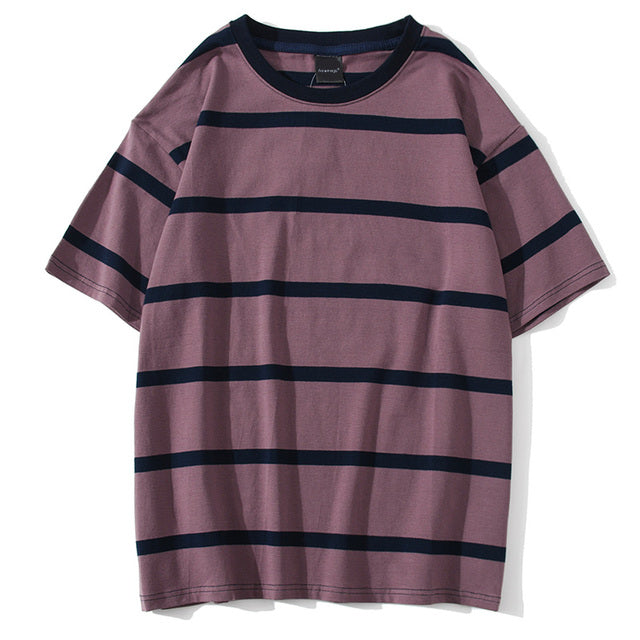 James - Aolamegs Heren T-Shirt - Kleurblokprint - 3 Kleuropties - Eenvoudige Hoge Straat Basis - All-match Cargo Top - Mannelijke Streetwear