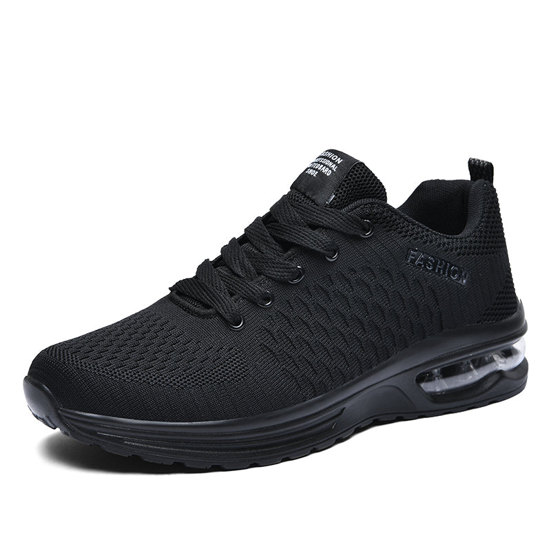 James® Heren Sportschoenen | sportstijl ademend zwart oranje