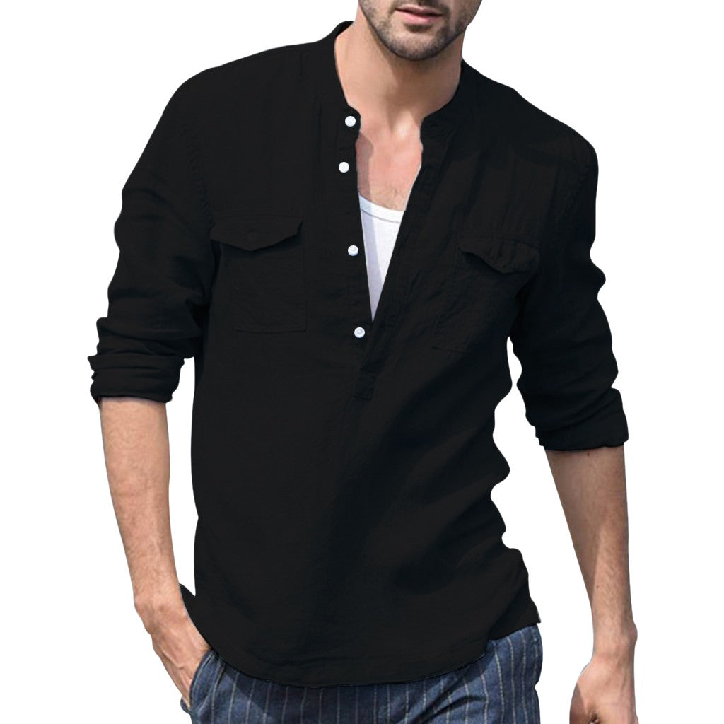 James™ Linnen Overhemd Heren Casual Blazer