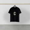 Afbeelding laden in Galerijviewer, James Heren Zomer T-shirt met Rubberen Letter G Logo