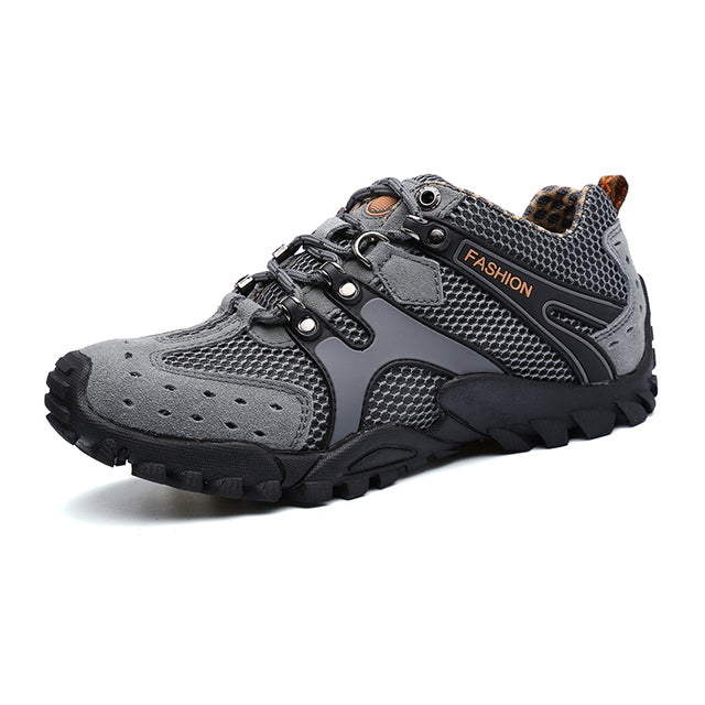 Hudson™ Bruine Wandelschoenen voor Mannen - Zomercollectie - Ademend en Antislip