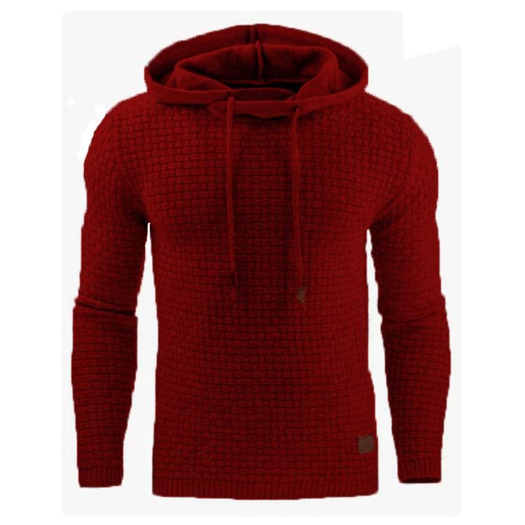 Oliver® Heren hoodie| ruitjesstijl met fleece