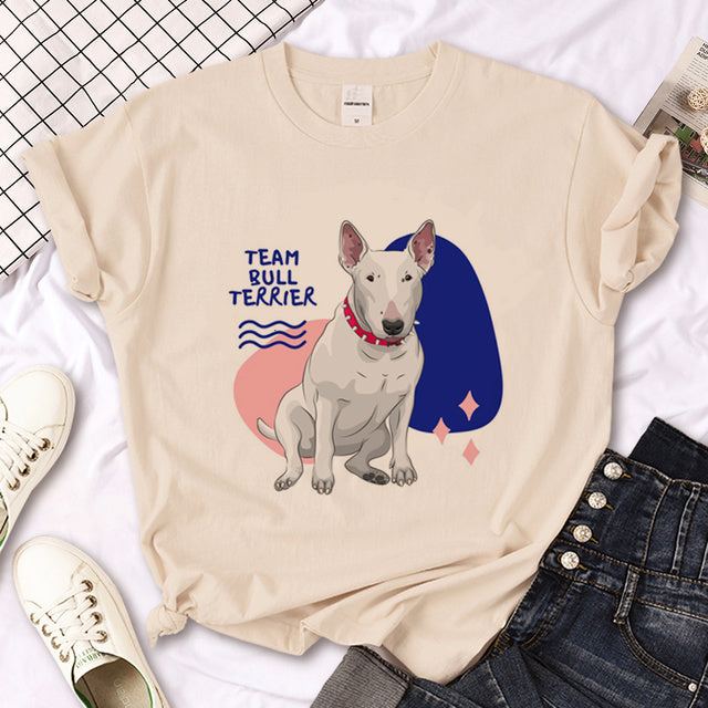 James Bull Terrier Japanse Designer T-shirt - Manga Anime Kleding
