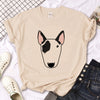 James Bull Terrier Japanse Designer T-shirt - Manga Anime Kleding