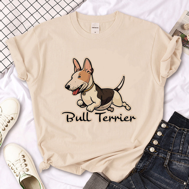 James Bull Terrier Designer Grappig T-shirt - Anime Manga Comic Heren Kleding