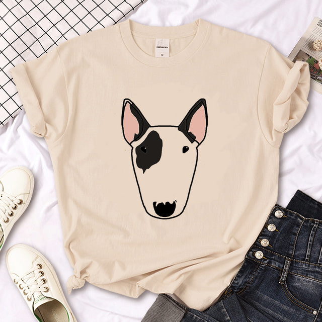 James Bull Terrier Designer Grappig T-shirt - Anime Manga Comic Heren Kleding