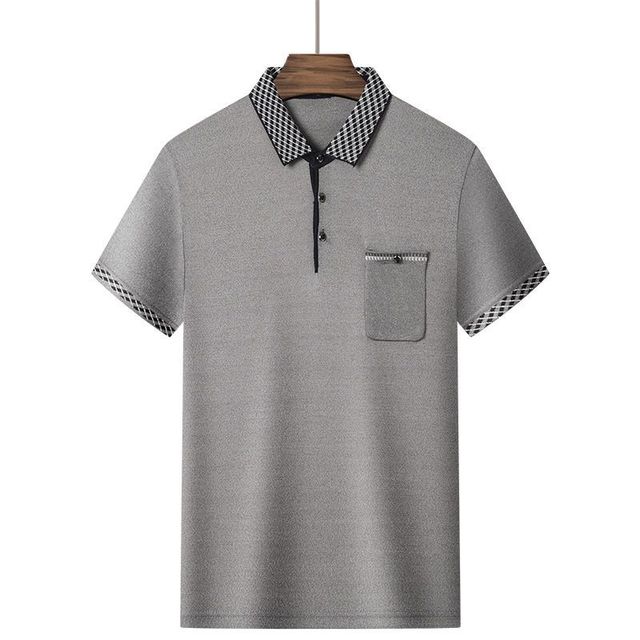 James Mannen Polo met Gekleurde Details en Logo - Beige
