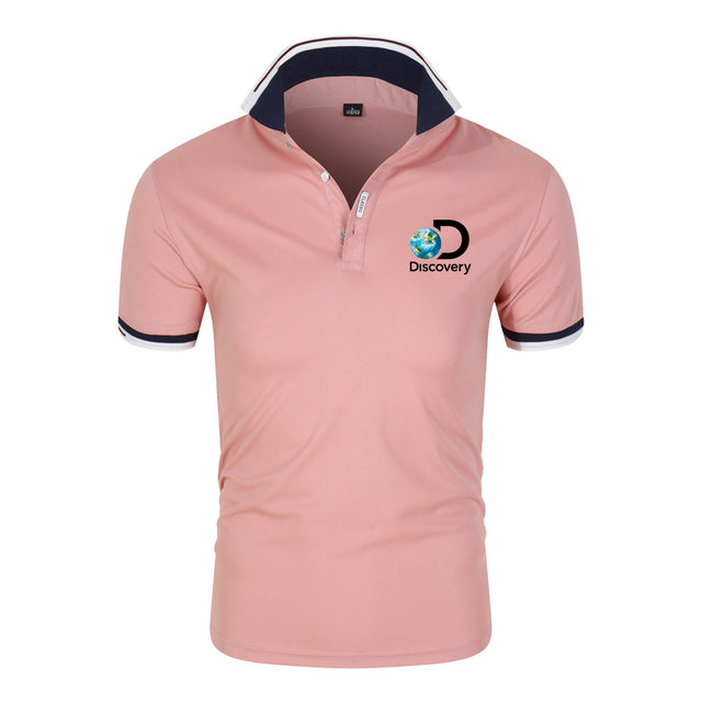 James Polo voor Heren met Rits en Boord - Blauw