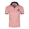 James Polo voor Heren met Rits en Boord - Blauw