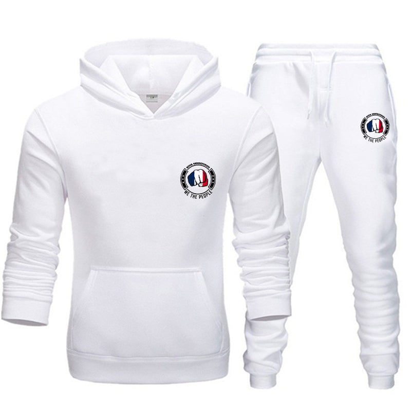 James™ veelzijdig comfortabel heren trainingspak met logoprint