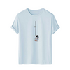 James: Simpel Heren T-Shirt met 3D-print Korte Mouwen Zomer Casual