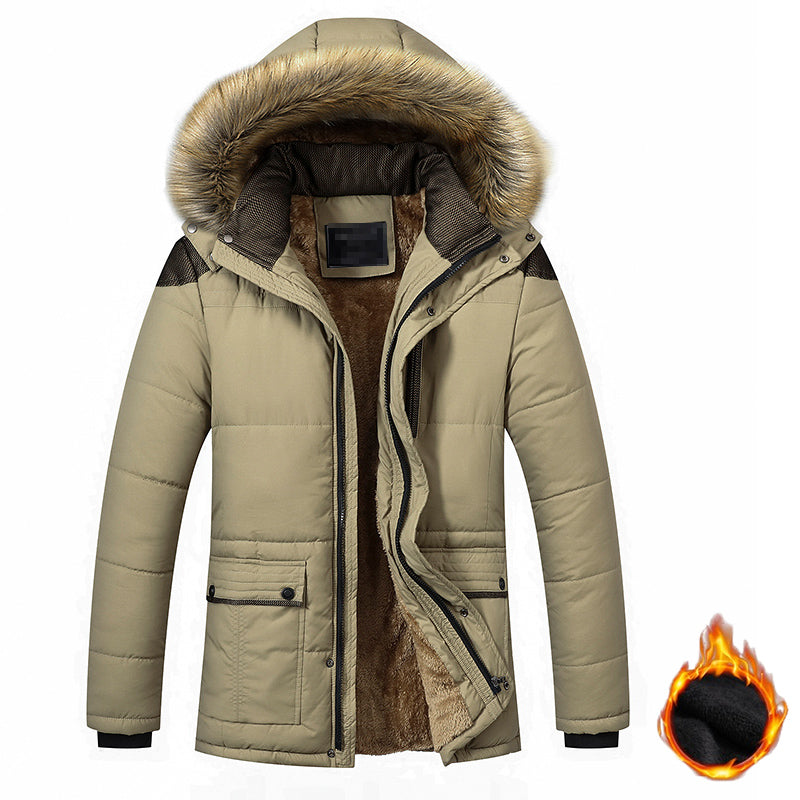Tommy™ waterdichte winddichte gevoerde bontkraag parka winterjas