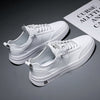 Oliver® Heren veterschoenen Witte Sneakers Ademend
