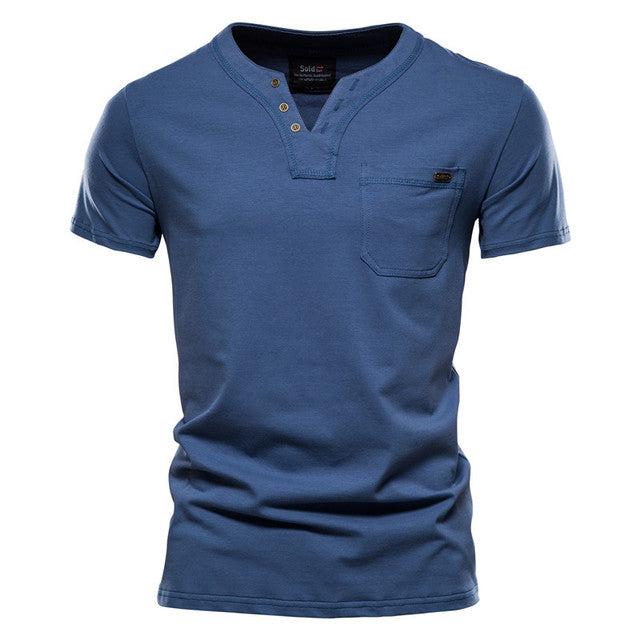 James Casual heren t-shirt met modieuze logo print