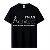 James Architect Nieuw Stijl Heren T-shirt, Grappig Gepersonaliseerd