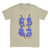 James Gezichten Van Genie Disney Aladdin T-shirts, 100% Katoen