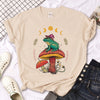 James - Goblin Core Comic Print Zomer T-shirt - Heren