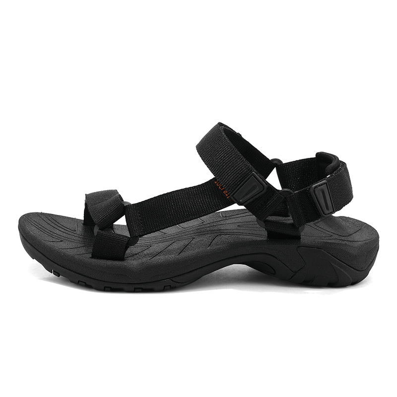 James™ zwarte waterdichte lichtgewicht outdoor sandalen