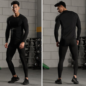 James™ Sportief gevoerde strakke broek Heren thermokleding