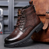 Oliver® leren katoen zachte bodem heren veterboots