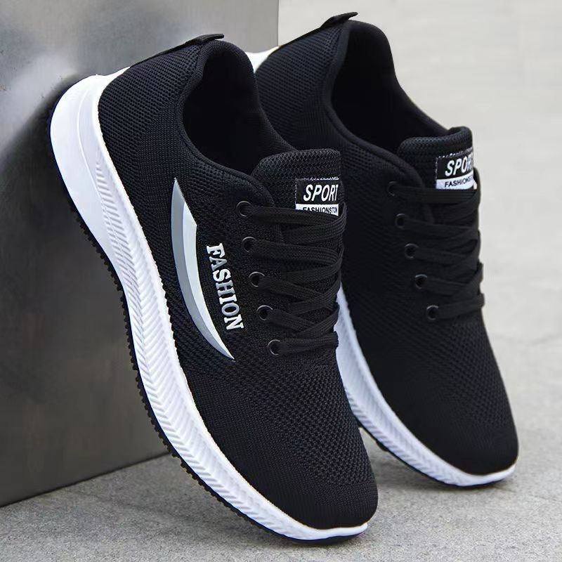 James® Heren Sportschoenen |  gebreid leer ademend comfortabel