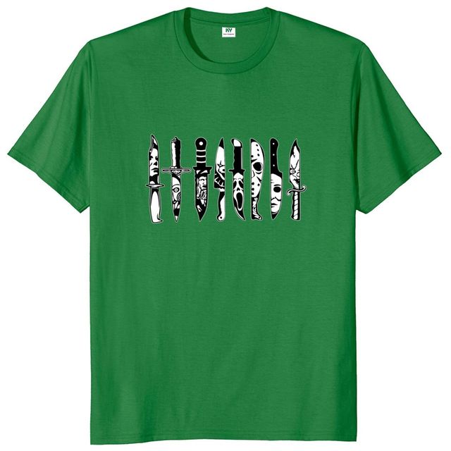 James Horrorfilm Karakters Messen T-shirt - Cool Design Film Fans Kunst