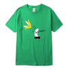 James Grappig Bananen Patroon T-shirt - Casual Grote Maten Heren T-shirt