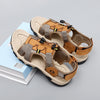 James™ bruin bedrukte antislip outdoor sandalen