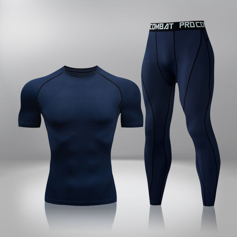 James™ Sportief gevoerde strakke broek Heren thermokleding