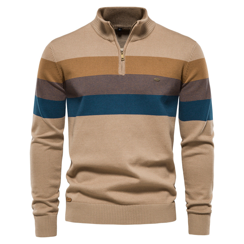 Oliver® Heren Trui met Rits Breien Jas