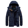 Tommy™ militaire stijl gevoerde Parka winterjas met capuchon en rits