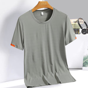 James™ wit lichtgewicht oversized t-shirt met ronde hals