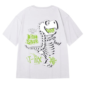 James™ zwart oversized t-shirt met grafische print