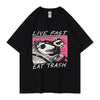 Afbeelding laden in Galerijviewer, James Live Fast! Eat Trash! T-shirt - Harajuku Persoonlijk Ontwerp